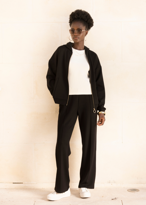 PANTALON DROIT COLINE NOIR