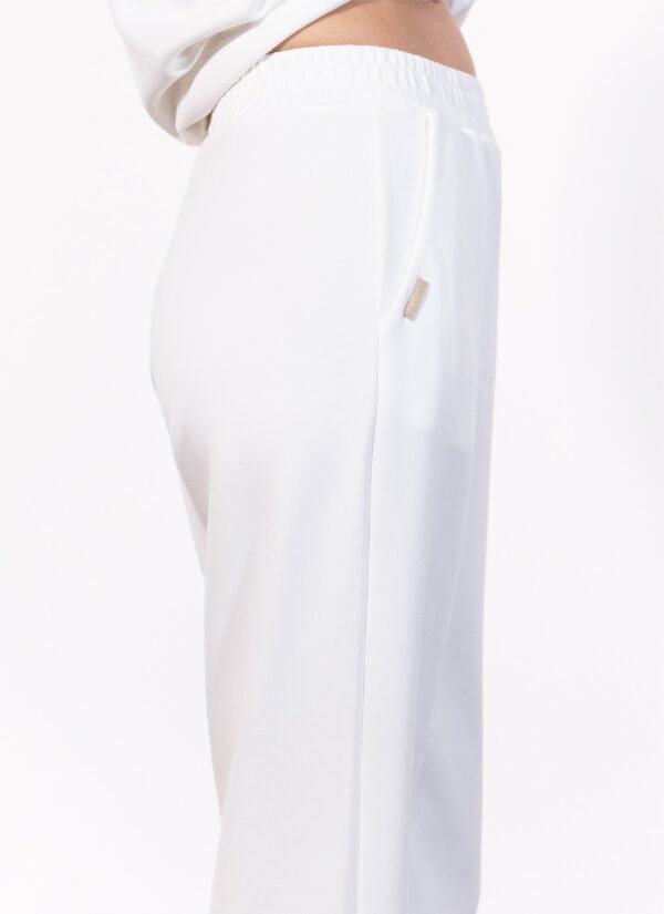 PANTALON LOOSE FIT FLUIDE MODAL VANILLE - Image 4